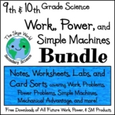 Bundle of Lessons - Work, Power, and Simple Machines