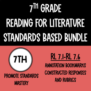 Preview of Bundle of 7th Grade Reading for Literature Resources for Use with Any Text