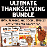 Super T-Day Bundle! Thanksgiving Math, History, and ELA Pr