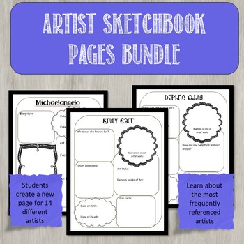 Preview of Bundle of All Sketchbook Activities