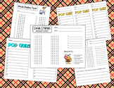 Bundle of Answer Sheets and Scantrons for Social Studies