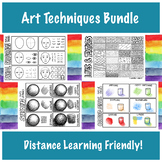 Art Process  & Techniques Bundle | Virtual Instruction Friendly!