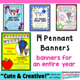 Classroom Decor: Banners for the Year: Perfect for Bulletin Boards or Hallway