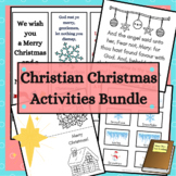 Bundle of Christmas Cards Games Coloring Pages and Activities