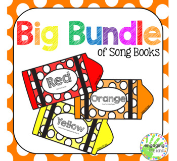Preview of Bundle of Color Song Books