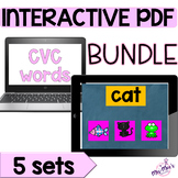 Bundle: CVC Words - Interactive PDF