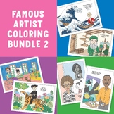 Bundle of Famous Artist Coloring Pages 2