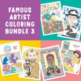 Bundle of Famous Artist Coloring Pages 3