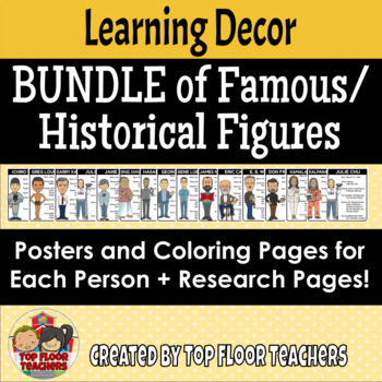 Preview of Bundle of Famous and Historical Figures
