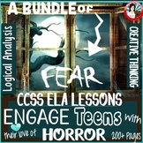 Language Arts Lessons Horror Bundle | Middle School and Hi