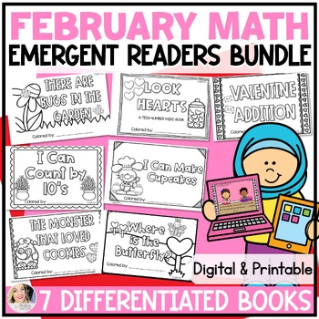 Preview of February Math Activities for Kindergarten