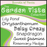 Bundle of 6 Fonts - The Garden Vista Collection