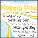 Bundle of 6 Fonts - The Happy Day Collection