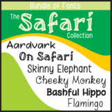 Bundle of 6 Fonts - The Safari Collection