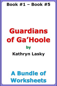 Preview of Guardians of Ga'Hoole: A Bundle of Worksheets (Book #1 to Book #5)