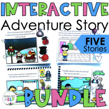 Preview of  Interactive Story Books for Preschool Speech and Language Therapy l Bundle