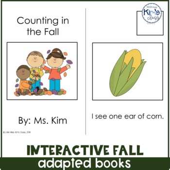 Preview of Pack of Interactive Fall Books