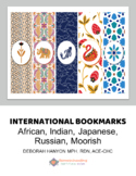 Bundle of International Bookmarks - India, Africa, Moorish