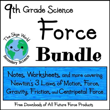 Preview of Bundle of Lessons - Force