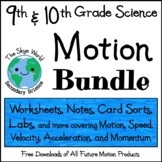Bundle of Lessons - Motion - Speed, Acceleration, and Momentum