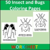 Bundle of Lovely insect and Bugs Coloring Pages
