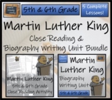 Martin Luther King Close Reading & Biography Bundle | 5th 