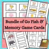 Bundle of Matching Game Cards for Memory and Go Fish