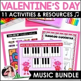 11 Valentine's Day Music Games, Worksheets, and Activities