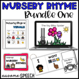 Bundle of Nursery Rhymes & Preschool Songs (Boom Cards & P