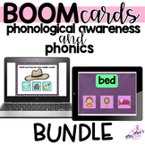 Bundle: Phonological Awareness and Phonics -Boom Cards