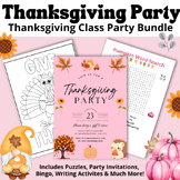 Bundle of Pink Thanksgiving Activities | Perfect For Class