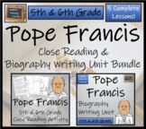 Pope Francis Close Reading & Biography Bundle | 5th Grade 