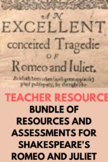 Bundle of Resources and Assessments for Shakespeare's Rome