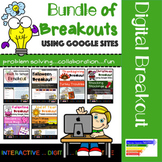 Bundle of Seasonal Digital Breakout Games/ Escape Room Activities