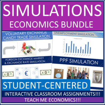 Preview of Bundle of Simulations for Economics Student Centered Active Learning Strategies