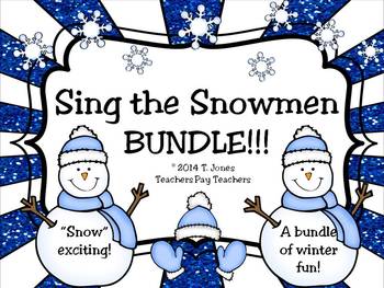Preview of Bundle of Sing the Snowmen: Solfege Singing Practice