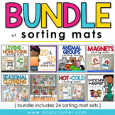 Bundle of Sorting Mats for Special Ed [ 24 Sorting Mat Set