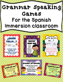 Bundle of Spanish Grammar Speaking Games