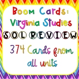 Bundle Full Year of Virginia Studies Boom Cards! All Nine 