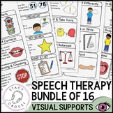 Bundle of Visual Supports for Speech and Language Therapy