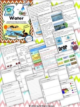 Water Unit Bundle - Water unit / Water Cycle / Water Scavenger Hunt