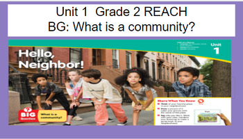 Preview of Bundle of all Grade 2 Units 1-8 Reach National Geographic