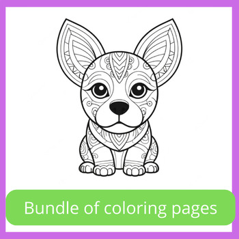 Preview of Bundle of coloring pages:30 Products