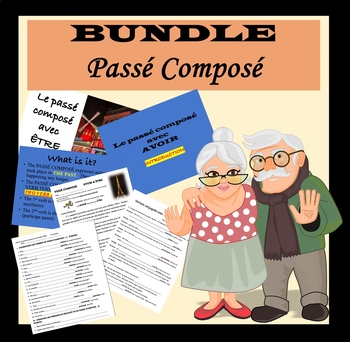 Preview of French Passé Composé Bundle-- 11 items!