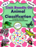 Bundle on Animal Classification with Worksheets/Activities