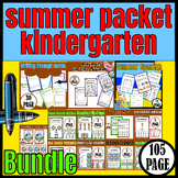 Bundle summer packet kindergarten,summer writing,summer ma