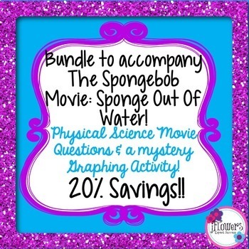 Preview of Bundle to accompany The Spongebob Movie(2014)! Great for the End of the Year!