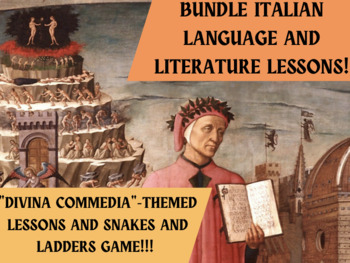 Preview of Bundle with Italian Literature and History Lessons! 3 in 1! $9.25 SAVED!