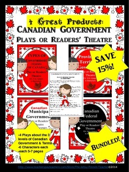 Preview of Bundle of 4 Canadian Government Plays or Readers' Theatre