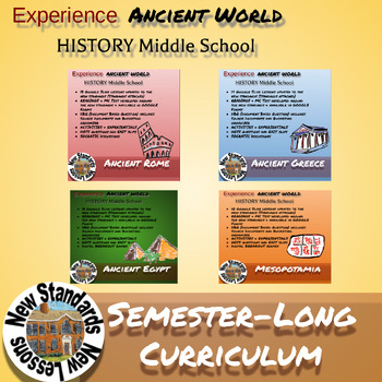 Preview of Semester-Long Curriculum ANCIENT WORLD HISTORY & SOCIAL STUDIES